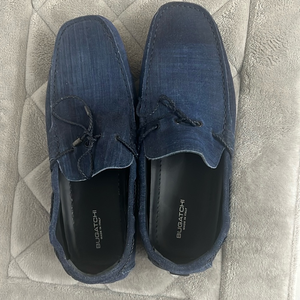 Blue loafers size 8 1/2 never been worn